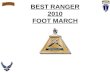 BEST RANGER 2010 FOOT MARCH. OIC: CPT Hilling NCOIC: MSGT Newman SUPERVISE EVENT- SFC Hudson VIP BRIEFER: SFC Aker CROWD CONTROL: SSG Adams, SFC Konkol.