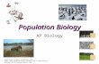 Population Biology AP Biology Image taken without permission fron  newsletter/2003/april03/SLElephantbyWater.jpg.