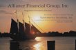 Alliance Financial Group, Inc Registered Investment Advisory Securities offered exclusively through SunAmerica Securities, Inc. A registered broker-dealer.