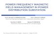 POWER FREQUENCY MAGNETIC FIELD MANAGEMENT IN POWER DISTRIBUTION SUBSTATION Prof. Ahmed A.HOSSAM-ELDIN Prof. Ahmed S.FARAG Electrical Engineering Department,