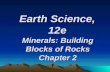 Earth Science, 12e Minerals: Building Blocks of Rocks Chapter 2