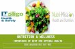 NUTRITION & WELLNESS IMPORTANCE OF DIET FOR OPTIMAL HEALTH ÁINE WALDRON MSC NUT MED.