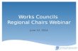Works Councils Regional Chairs Webinar June 12, 2014.