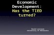 Transportation Investment and Economic Development: Has the TIED turned? David Levinson University of Minnesota.