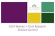 2014 Women + Girls Research Alliance Summit. Powerful Parenting: The Psychology of Parenting.