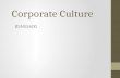 Corporate Culture BSNS5600. Overview What is corporate culture? What are the benefits of a successful corporate culture? An adaptive corporate culture.