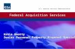 U.S. General Services Administration Ernie Beatty Senior Personal Property Disposal Specialist Federal Acquisition Services.