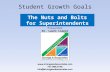 Student Growth Goals The Nuts and Bolts for Superintendents Presenter Dr. Lauri Leeper.