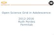 1 Open Science Grid in Adolescence: 2012-2016 Ruth Pordes Fermilab.