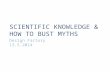 SCIENTIFIC KNOWLEDGE & HOW TO BUST MYTHS Design Factory 13.5.2014.