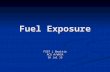 Fuel Exposure FSGT L Beattie ACG A/WHSA 16 Jul 15.