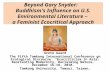 Beyond Gary Snyder: Buddhism's Influence on U.S. Environmental Literature – a Feminist Ecocritical Approach Greta Gaard The Fifth Tamkang International.