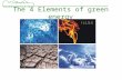 The 4 Elements of green energy. Arrangement of the presentation Short overview Water Earth Wind Sun Pros and cons of these energys Commendation for the.