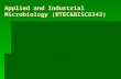 Applied and Industrial Microbiology (BTEC&BISC6343)