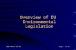TMS-EL02-A-01-02Page 1 of 46 Overview of EU Environmental Legislation.