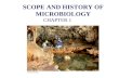 SCOPE AND HISTORY OF MICROBIOLOGY CHAPTER 1. Bio 308 General Microbiology Notes and syllabus are on web site:  My e-mail: