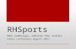 RHSports Web redesign… behind the scenes Sales conference August 2011.
