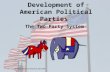 Development of American Political Parties The Two-Party System Expert Systems for Teachers SeriesTM.