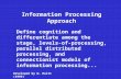 Information Processing Approach Define cognition and differentiate among the stage, levels-of-processing, parallel distributed processing, and connectionist.