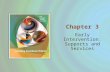 Early Intervention: Supports and Services Chapter 3