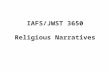 IAFS/JWST 3650 Religious Narratives. Jewish History Job Candidates Amos Bitzan, “Reading the Talmud like Rousseau's 'Julie': How Female Pleasure Readers.