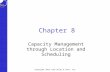 Copyright 2013 John Wiley & Sons, Inc. Chapter 8 Capacity Management through Location and Scheduling.