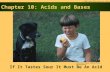 Chapter 10: Acids and Bases If It Tastes Sour It Must Be An Acid © 2003 John Wiley and Sons Publishers Courtesy Susan Johns/Photo Researchers.