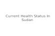 Current Health Status In Sudan. Health Care Providers Ministry of Health (FMOH,SMOH). Health Insurance Fund. Private (for Profit) sector NGOs (non-profit)