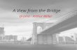 A View from the Bridge Drama - Arthur Miller. Studying Drama Author’s Purpose – Theme(s) and Message Dialogue, monologue, soliloquy Characterisation –