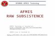 AFMIS Training is located at:  AFMIS Live is located at. .