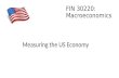 Measuring the US Economy FIN 30220: Macroeconomics.