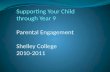Supporting Your Child through Year 9 Parental Engagement Shelley College 2010-2011.