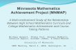 A Multi-institutional Study of the Relationship Between High School Mathematics Curricula and College Mathematics Achievement and Course- Taking Patterns.
