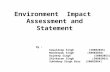 Environment Impact Assessment and Statement By : Kawaldeep Singh (50802036) Mandeepak Singh (50802038) Rajdeep Singh (50802053) Shivkaran Singh (50802061)