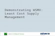 Demonstrating WSMX: Least Cost Supply Management.
