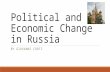 Political and Economic Change in Russia BY GIOVANNI CORTI.
