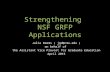 Strengthening NSF GRFP Applications Julia Deems ( jgd@cmu.edu ) on behalf of the Assistant Vice Provost for Graduate Education April 2015.