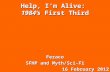 Help, I’m Alive: 1984’s First Third Feraco SFHP and Myth/Sci-Fi 16 February 2012.
