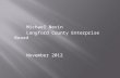 Michael Nevin Longford County Enterprise Board November 2012.