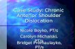 Case Study: Chronic Anterior Shoulder Dislocation Nicole Boyko, PT/s Carolyn Michalski, PT/s Bridget Promaulayko, PT/s.