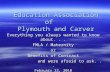 Education Association of Plymouth and Carver Everything you always wanted to know about... FMLA / Maternity or Benefits of Contract and were afraid to.