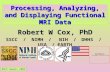 Processing, Analyzing, and Displaying Functional MRI Data Robert W Cox, PhD SSCC / NIMH / NIH / DHHS / USA / EARTH BRCP Hawaii 2004.