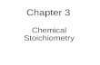 Chapter 3 Chemical Stoichiometry. 3.1: Atomic Mass/Weight The average mass of a sulfur atom is 32.06 amu The average mass of a sodium atom is 22.99 amu.