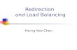 Redirection and Load Balancing Herng-Yow Chen. Outline HTTP redirection DNS redirection Anycast routing Policy routing IP MAC forwarding IP address forwarding.