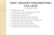 GIDC DEGREE ENGINEERING COLLEGE BRANCH- CIVIL ENROLLMENT NO 131100106038-PATEL SHARADKUMAR KIRITBHAI 131100106053-SHARMA TANISHQ 131100106051-SHAH ASHIT.