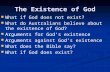 The Existence of God What if God does not exist? What if God does not exist? What do Australians believe about the existence of God? What do Australians.