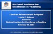 Teacher Advancement Program Lewis C. Solmon President National Institute for Excellence in Teaching February 22, 2007 Teacher Advancement Program Lewis.