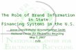 The Role of Brand Information in State Financing Systems in the U.S. Jason Linnell/Walter Alcorn/Heather Smith National Center for Electronics Recycling.