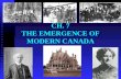 CH. 7 THE EMERGENCE OF MODERN CANADA. CANADA - 1905 Alberta & Saskatchewan joined Confederation. Alberta & Saskatchewan joined Confederation. Issues.