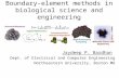 Boundary-element methods in biological science and engineering Jaydeep P. Bardhan Dept. of Electrical and Computer Engineering Northeastern University,
